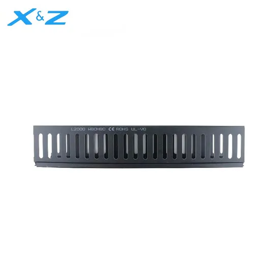 Conducto de cableado industrial de PVC Dunpai negro 80*80: soluciones eléctricas resistentes al fuego