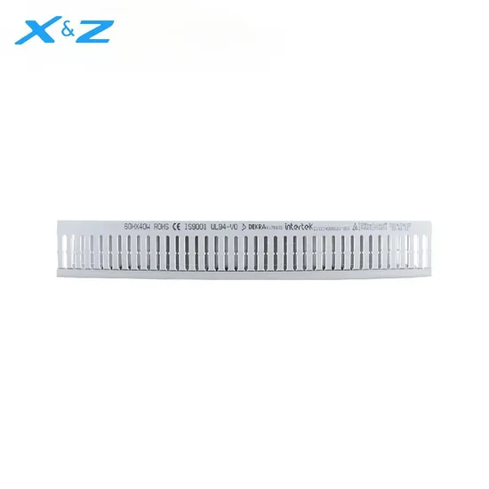 Conducto de cableado de PVC versátil para necesidades de enrutamiento organizado de cables