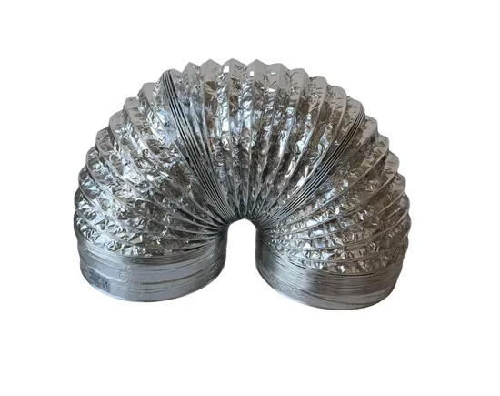 Producción personalizada de conductos de aire acondicionado de PVC, conductos de aire flexibles de aluminio y PVC.