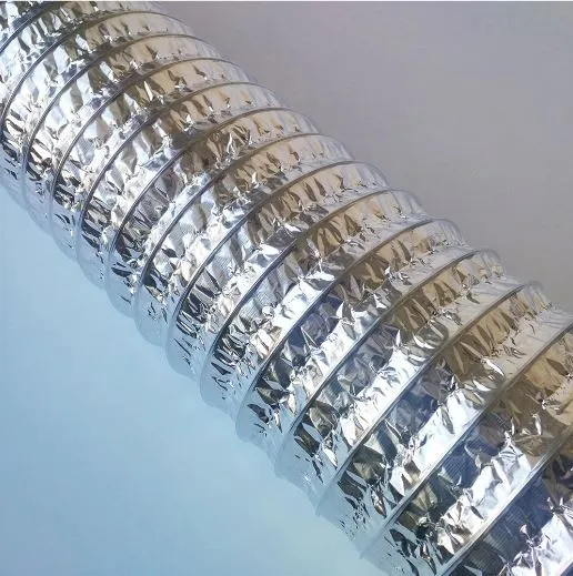 Conducto de ventilación de escape Conducto de ventilación de aire Conducto de aire flexible de aluminio Manguera de ventilación de PVC