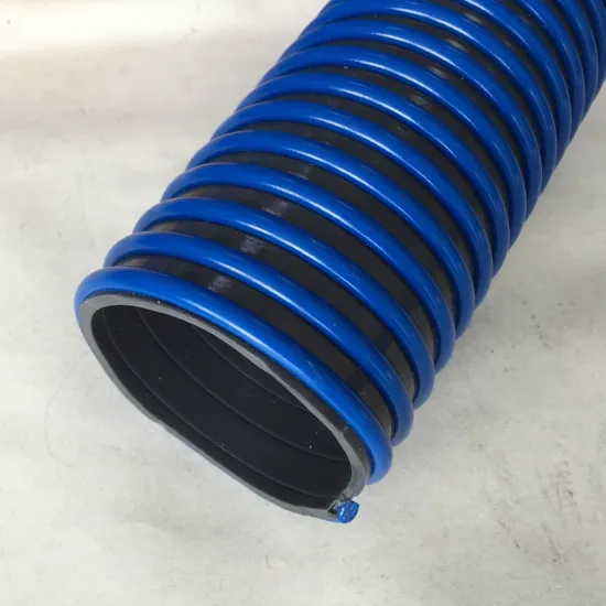 Manguera espiral de succión y descarga de bomba de agua de PVC flexible