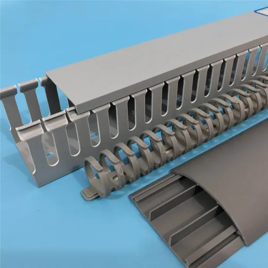 Conducto de cableado de PVC blando, color gris, 2 m/unidad, 60 x 60 mm